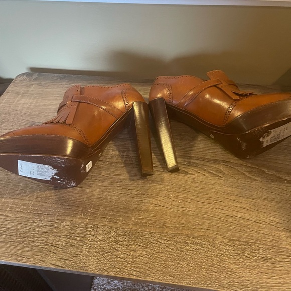 Ralph Lauren Women's Brown Brogue Shoes - Picture 3 of 10